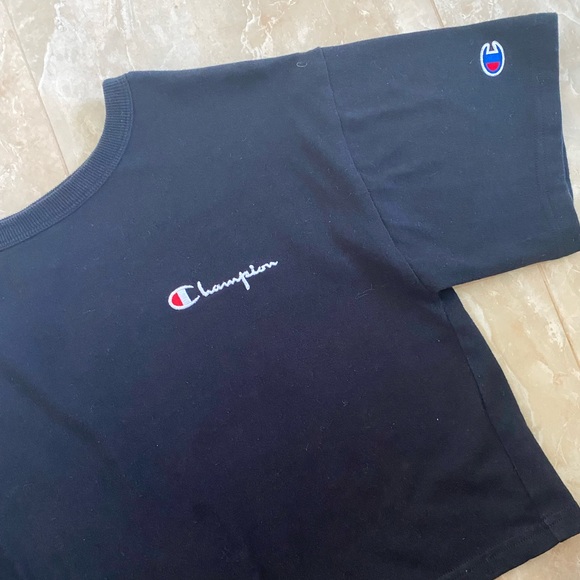 Champion Women’s Cropped Graphic Tee - Picture 3 of 4